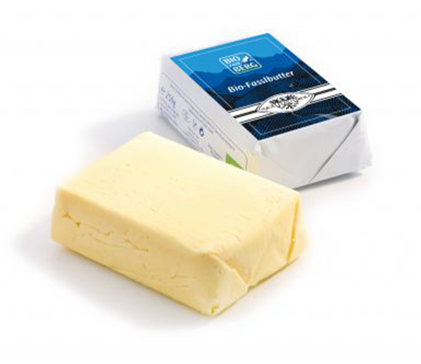 Produktfoto zu Fasslbutter Rohmilch 250g