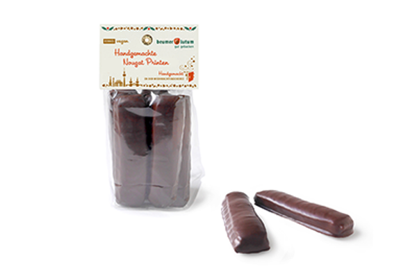 Produktfoto zu Nougatprinten verpackt ca.180g vegan
