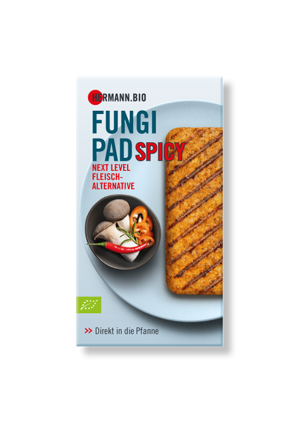 Produktfoto zu Kräuterseitling Fungi Pad BBQ Style 150g