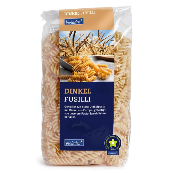 Produktfoto zu Dinkel Fusilli hell 500g