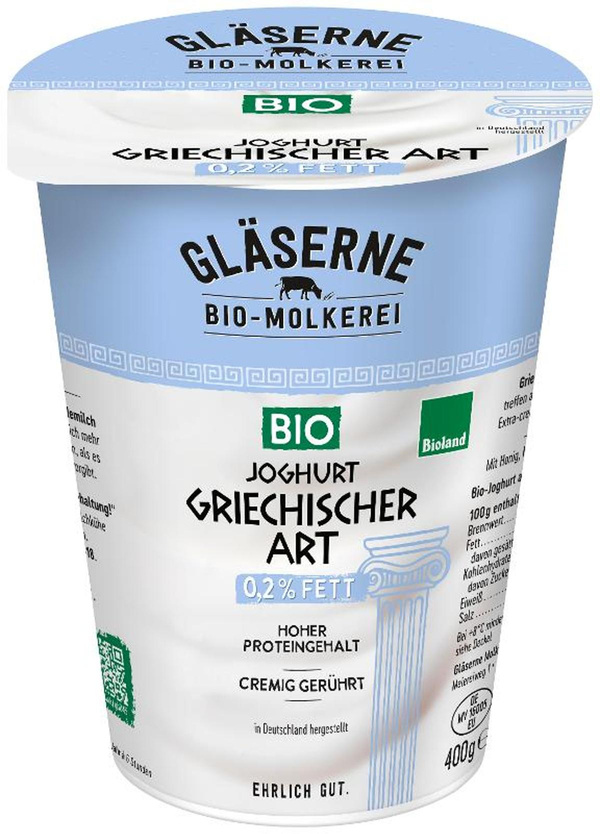 Produktfoto zu Joghurt griechischer Art 0,2% 400g