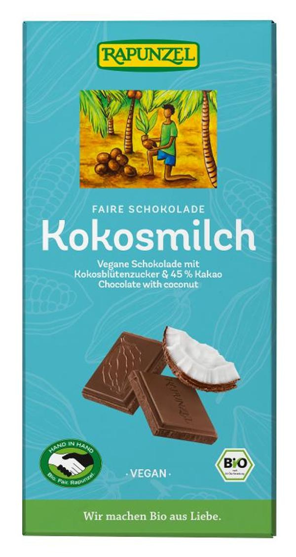 Produktfoto zu Kokosmilch Schokolade 80g