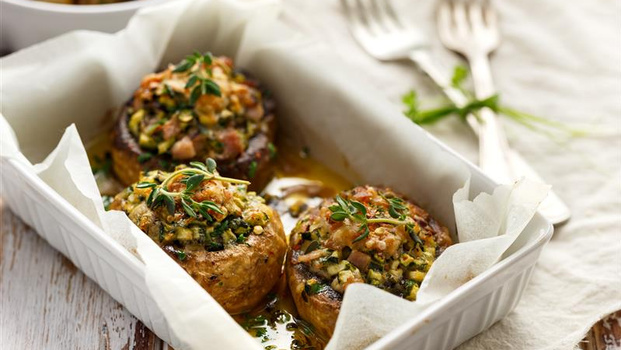 Rezeptbild für Gefüllte Champignons