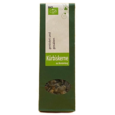 Produktfoto zu Beelitzer Kürbiskerne geröstet & gesalzen 80g