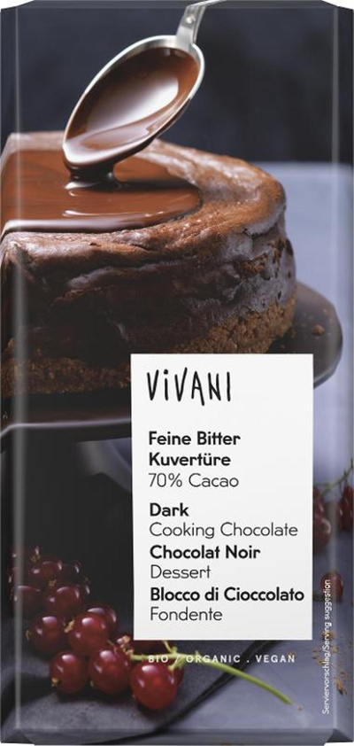 Produktfoto zu Feine Bitter Kuvertüre 150g