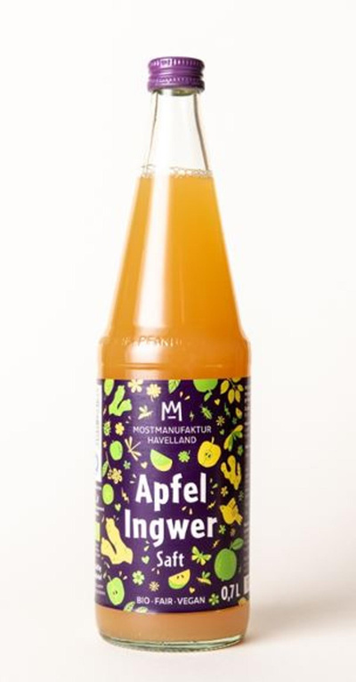 Produktfoto zu Apfel Möhre Ingwer Saft 6 x 0,7l