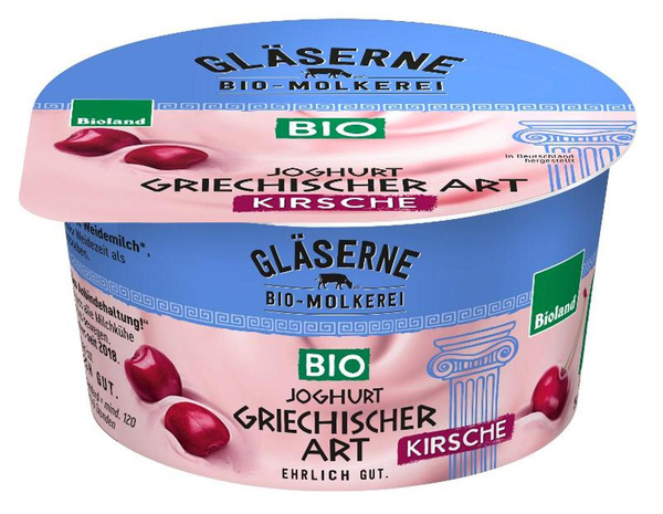 Produktfoto zu Joghurt griechische  Art Kirsche 150g