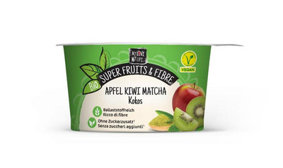 Produktfoto zu Kokos Apfel Kiwi Matcha Joghurtalternative 200g