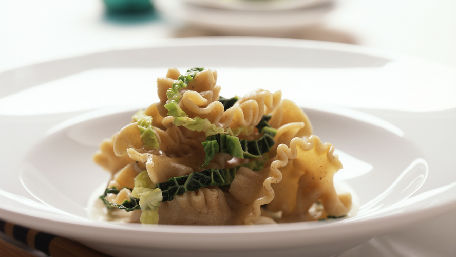 Rezeptbild für Zitronenpasta mit Wirsing