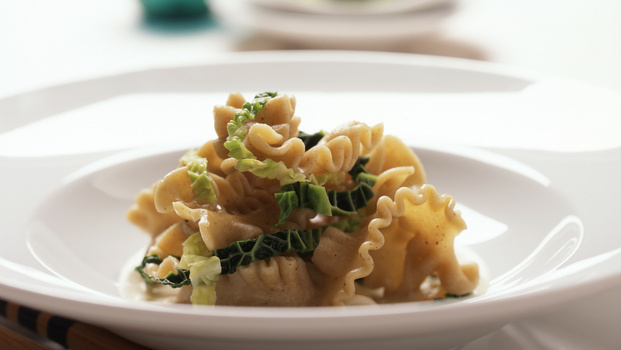 Rezeptbild für Zitronenpasta mit Wirsing