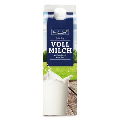 Produktfoto zu Frische Vollmilch 3,7% 1L