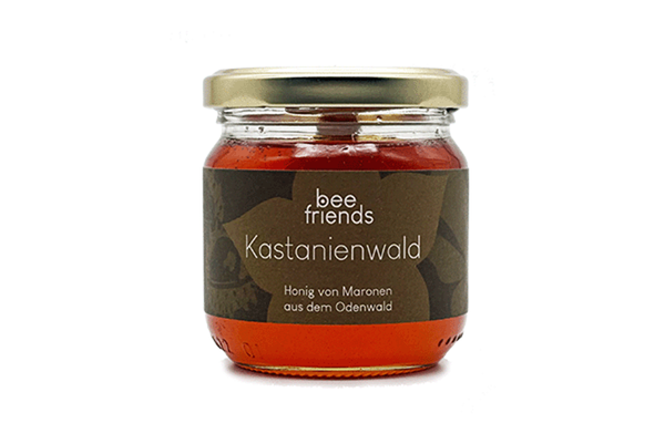 Produktfoto zu Kastanienhonig 230g von Maronen aus dem Odenwald