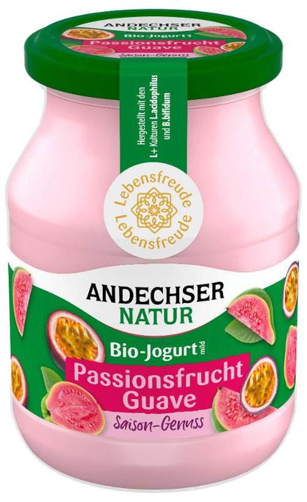 Produktfoto zu Joghurt Passionsfrucht-Guave 3,8% 500g