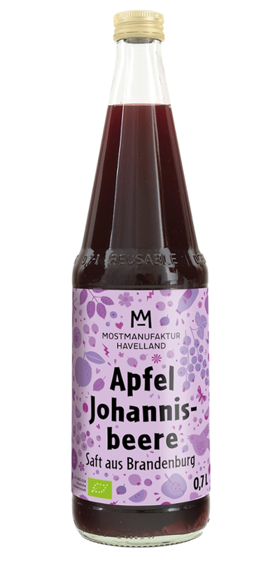 Produktfoto zu Apfel Johannisbeeren Saft 6 x 0,7l