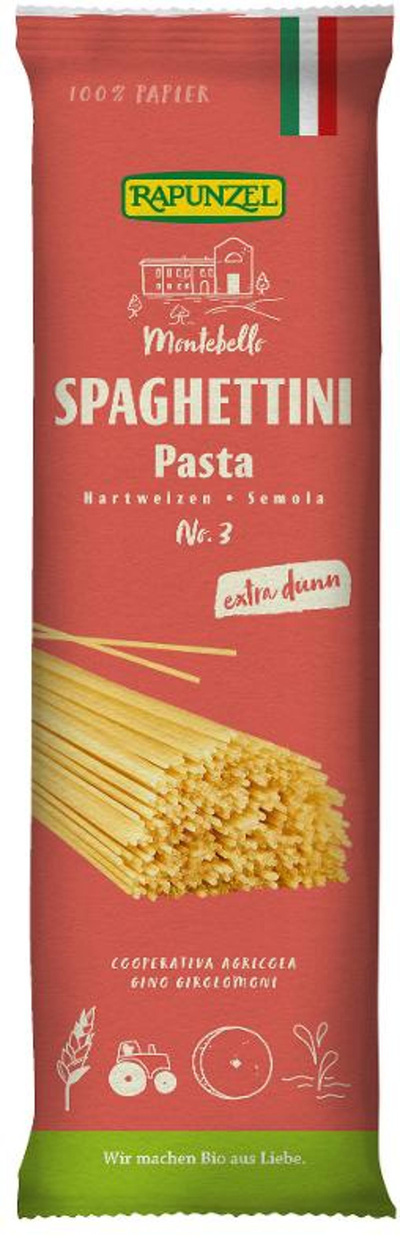 Produktfoto zu Spaghettini Semola extra dünn 500g