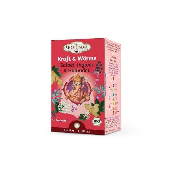 Produktfoto zu Kraft & Wärme Tee 16x2g