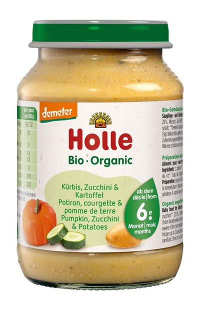 Produktfoto zu Zucchini mit Kürbis & Kartoffeln 190g