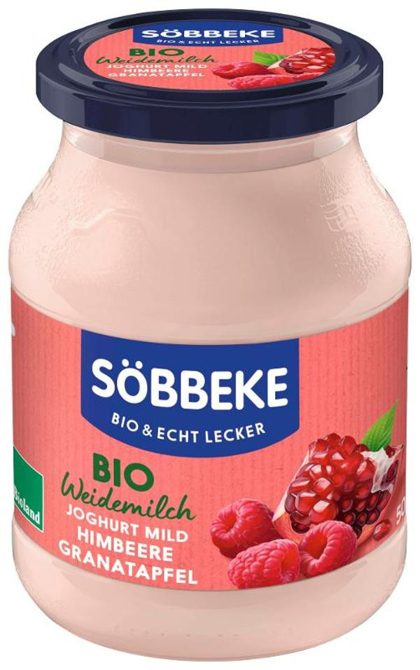 Produktfoto zu Joghurt Himbeere Granatapfel, 500g