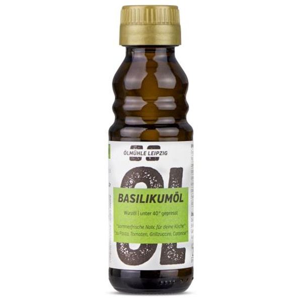 Produktfoto zu Basilikumöl, Würzöl mit Raps 100ml