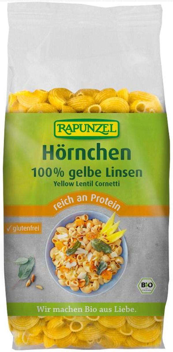 Produktfoto zu Gelbe Linsen Hörnchen 300g