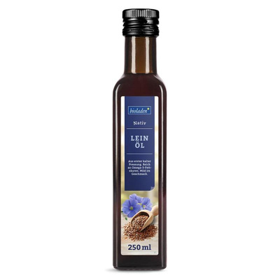 Produktfoto zu Leinöl nativ 250ml