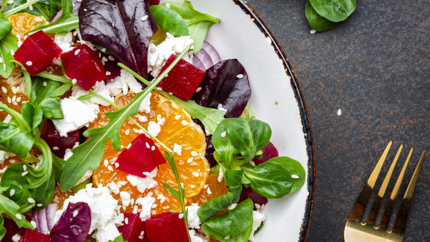 Rezeptbild für Wintersalat mit Rote Beete und Orange