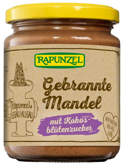 Produktfoto zu Gebrannte Mandel Aufstrich mit Kokosblütenzucker 250g