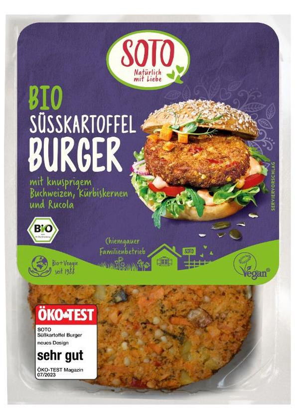 Produktfoto zu Süßkartoffel Burger 160g