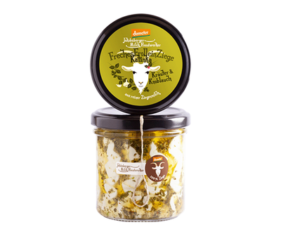 Produktfoto zu Freches Frollein Ziege Kräuter Knoblauch 140g