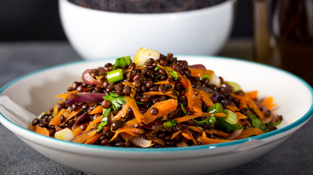 Rezeptbild für Warmer Linsensalat