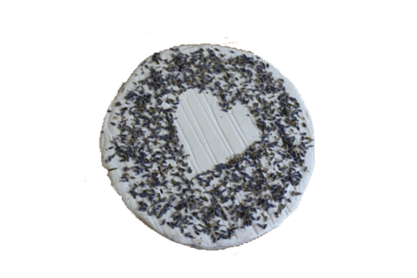 Produktfoto zu Ziegenbrie mit Lavendel, Hof Steinrausch