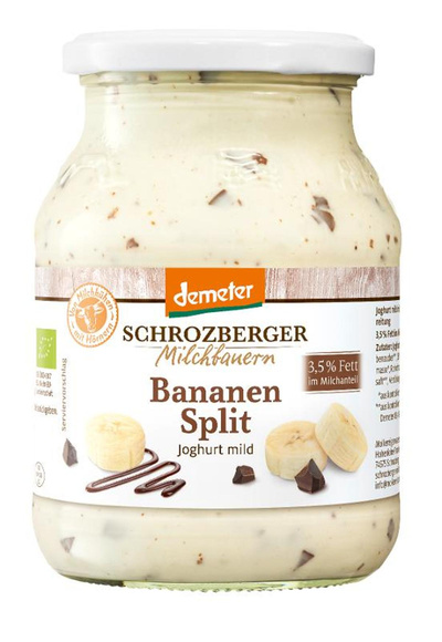 Produktfoto zu Joghurt Bananensplit 3,5% 500g