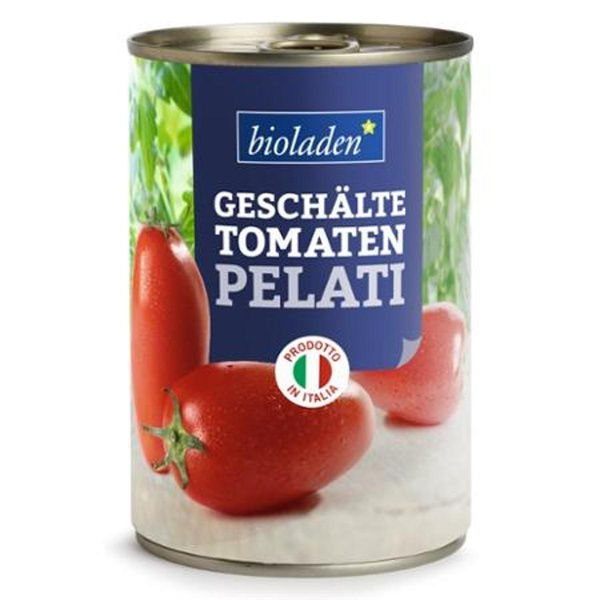 Produktfoto zu Pelati (geschälte Tomaten) 400g