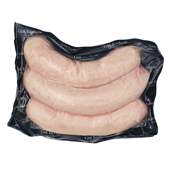 Produktfoto zu Wildbratwurst gebrüht 3 Stück, ca. 300g
