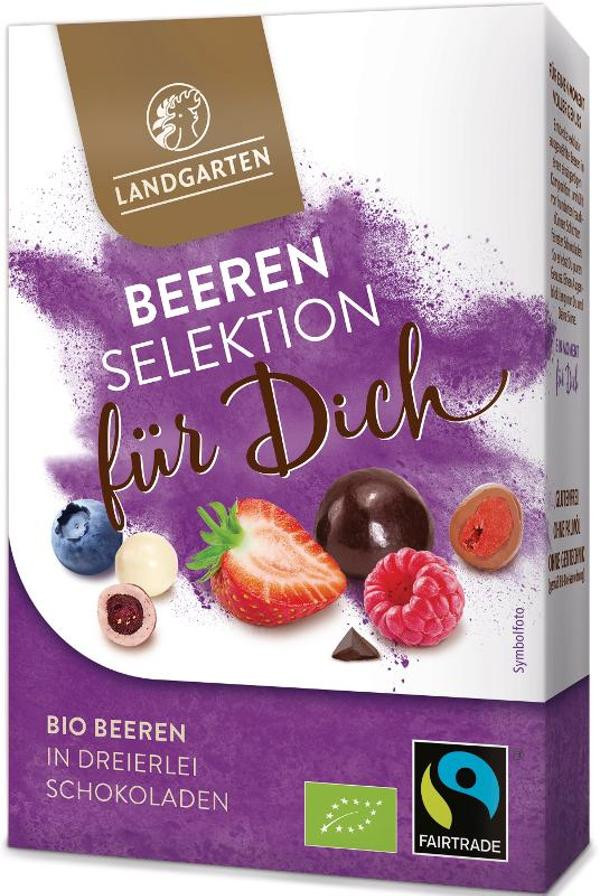 Produktfoto zu Beeren in Dreierlei Schokoladen 90g