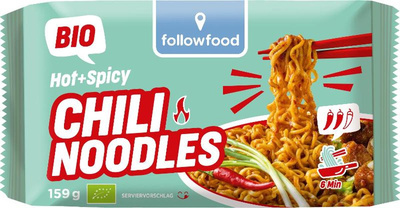 Produktfoto zu Hot Spicy Chili Noodles 159g