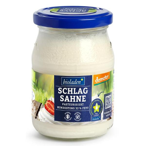 Produktfoto zu Demeter Schlagsahne 32% 250ml