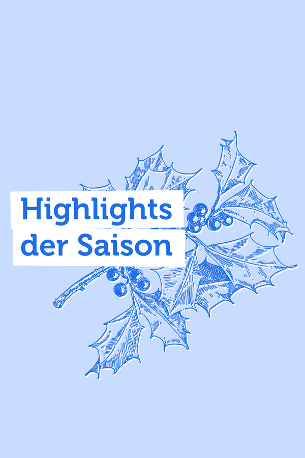 Gemüse in einer Kiste, Text: "Highlights der Saison".