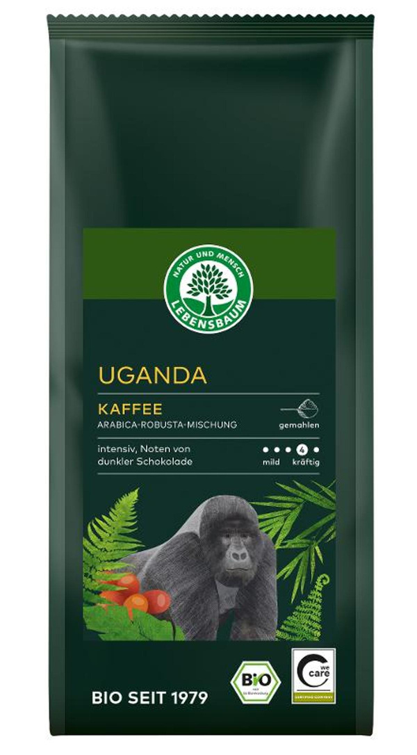 Produktfoto zu Uganda Kaffee gemahlen 250g