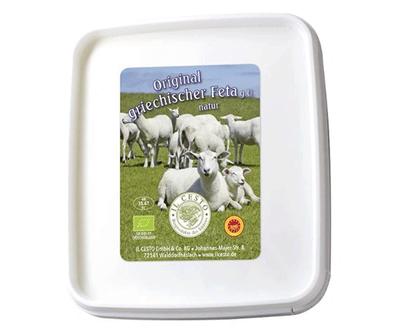 Produktfoto zu Griechischer Feta PDO 1,45kg