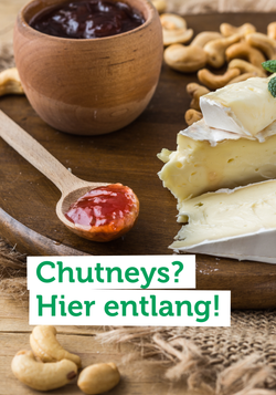 Produktfoto zu Dir fehlt noch das passende Chutney zum Käse? Hier geht es zur fruchtigen Auswahl!
