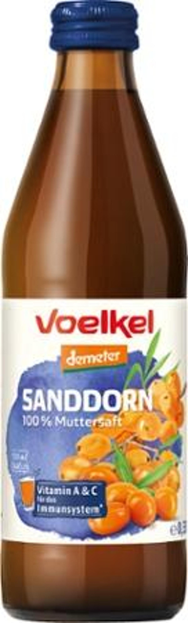 Produktfoto zu Sanddorn Muttersaft 0,33l