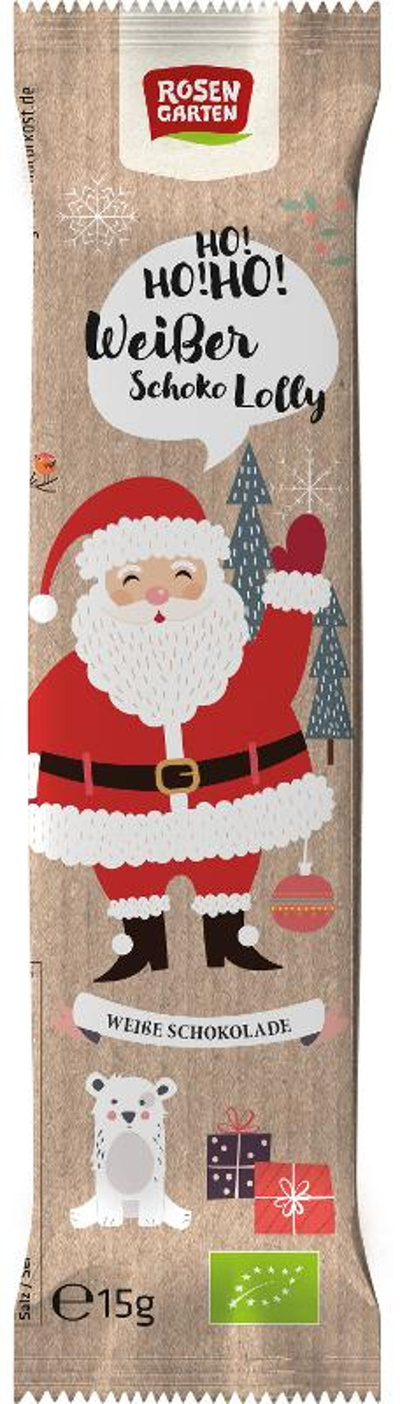 Produktfoto zu Lolly Nikolaus Weiß 15g