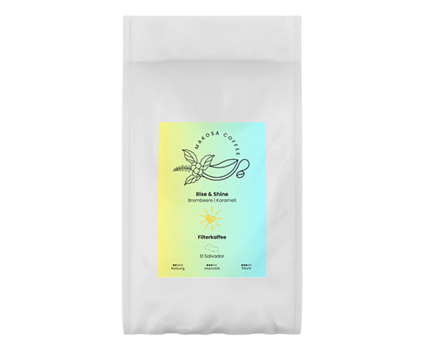 Produktfoto zu Makosa Rise&Shine Kaffee 500g Bohne