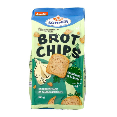 Produktfoto zu Brot Chips mit Knoblauch und Kräuter 100g