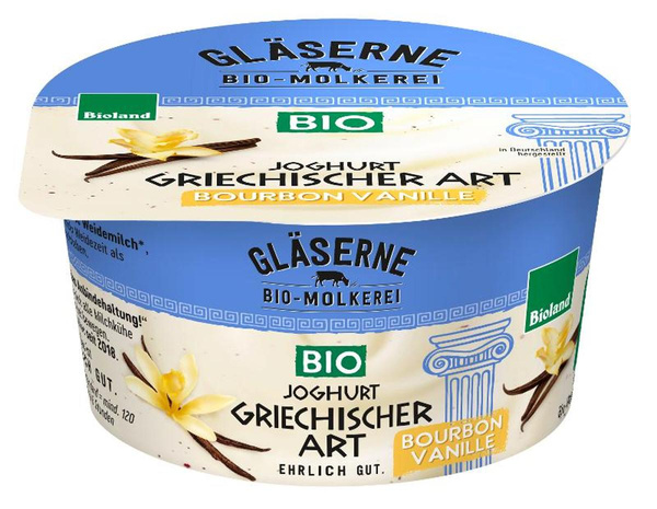 Produktfoto zu Joghurt griechische Art Vanille 150g