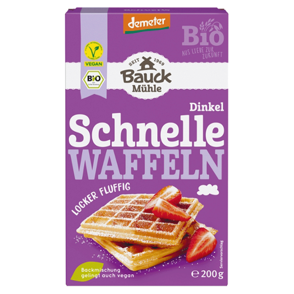 Produktfoto zu Backmischung Dinkel Waffeln 200g