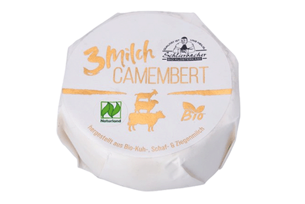 Produktfoto zu 3 Milch Camembert 150g