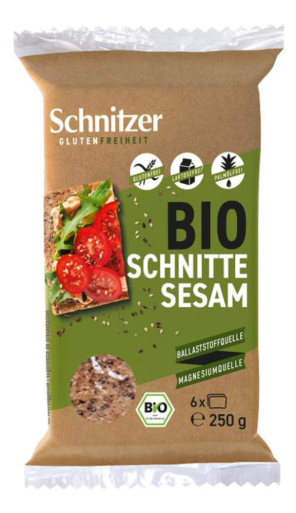 Produktfoto zu Schnitte Sesam glutenfrei 6x250g