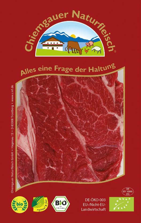 Produktfoto zu Ribeye-Steak vom Rind natur ca. 400g